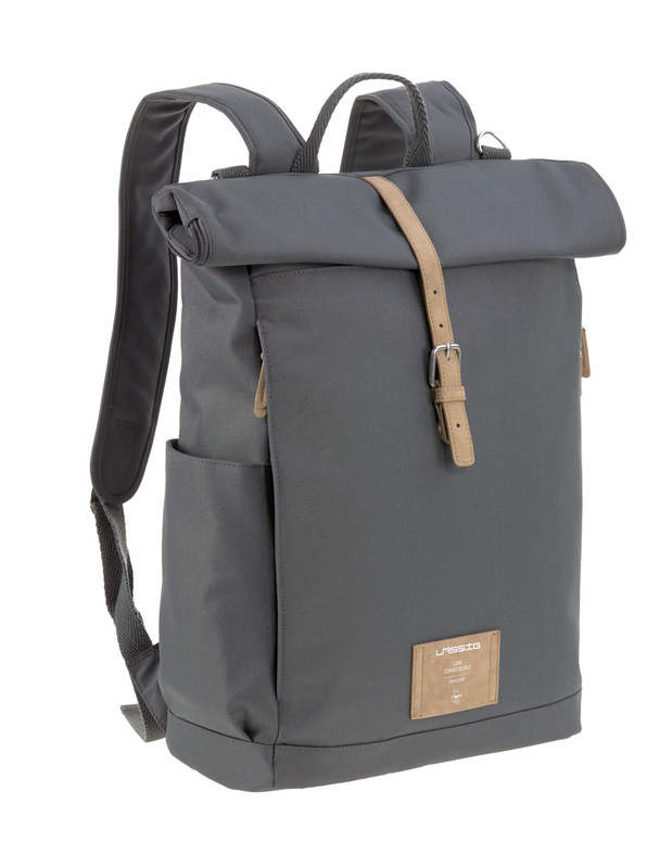 Sac à dos à langer Rolltop Anthracite Lassig Produit