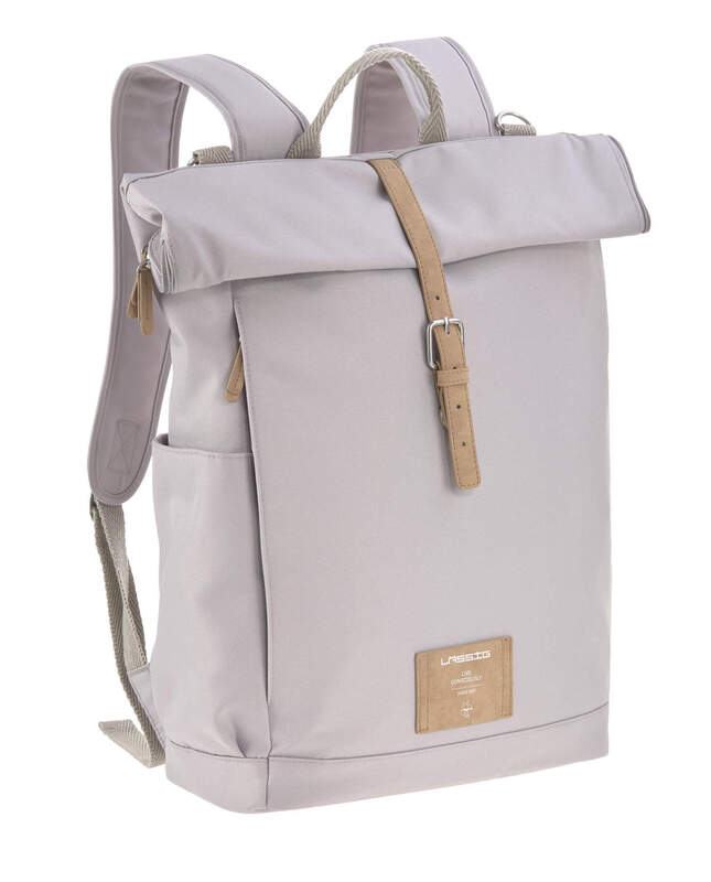 Sac à dos à langer Rolltop Gris Lassig Produit