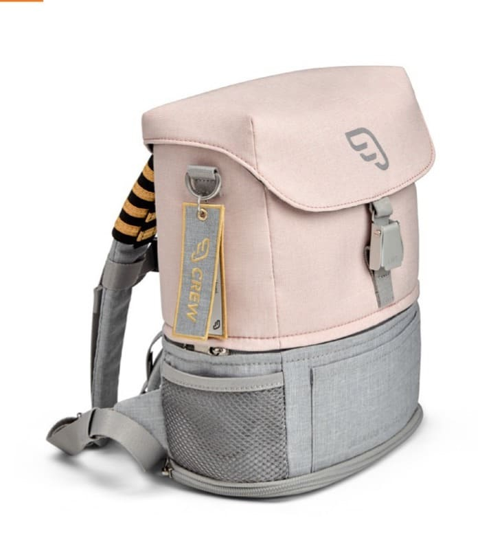 Sac à dos modulable Crew Backpack de JetKids Rose limonade Stokke Lengow