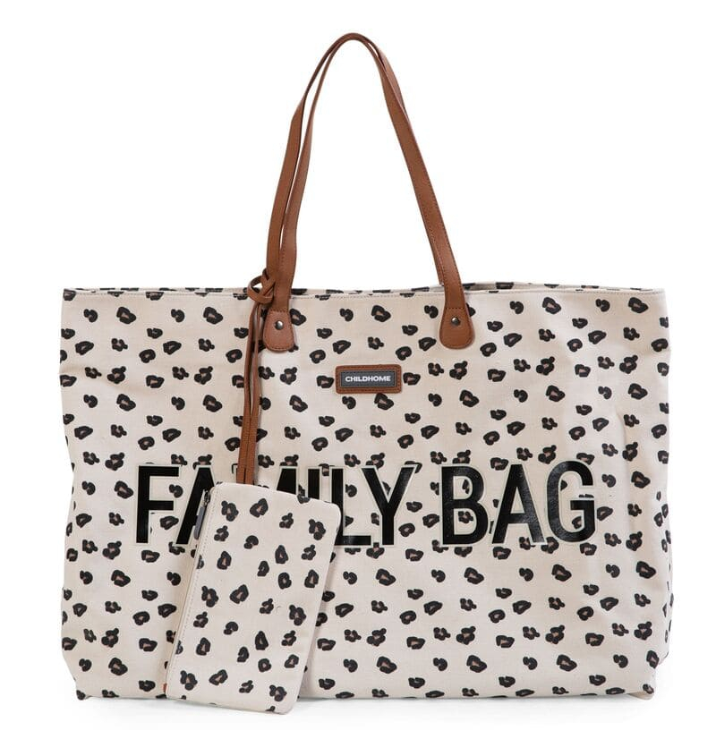 Sac à langer Family Bag Leopard Childhome Pochette