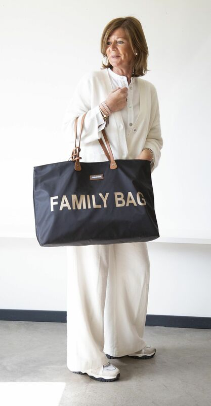 Sac à langer Family Bag Noir/Or Childhome Lifestyle