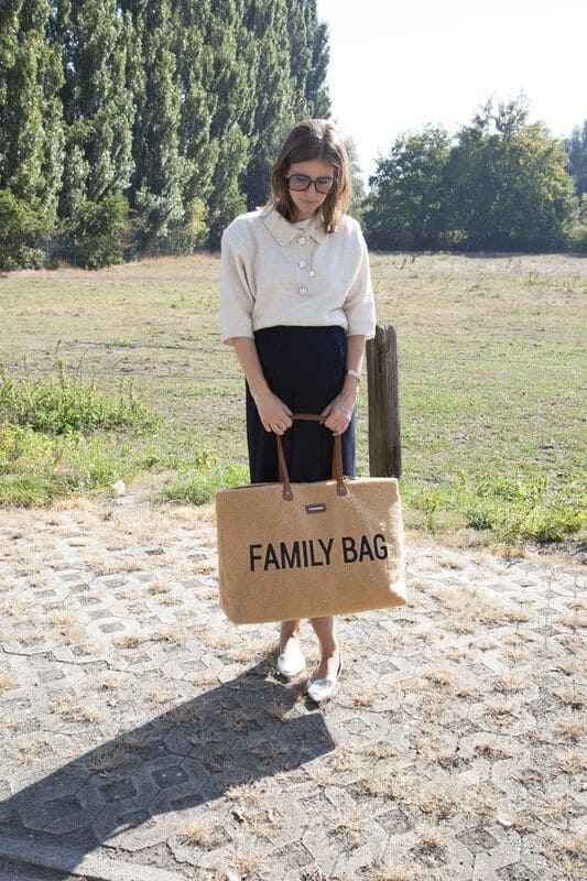 Sac à langer Family Bag Teddy Beige Childhome Maman