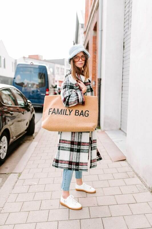 Sac à langer Family Bag Teddy Beige Childhome Ambiance