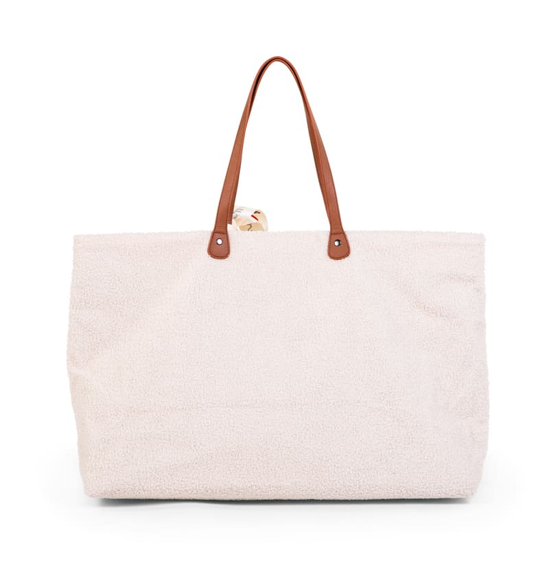 Sac à langer Family Bag Teddy Écru Childhome Arrière