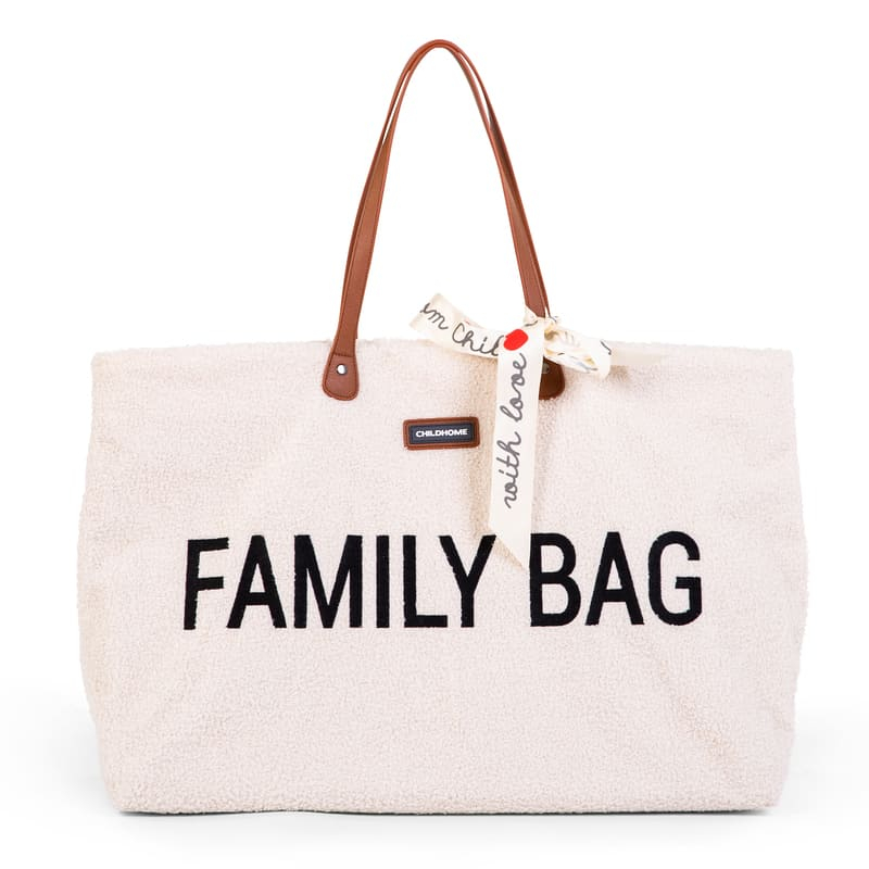 Sac à langer Family Bag Teddy Écru Childhome Produit
