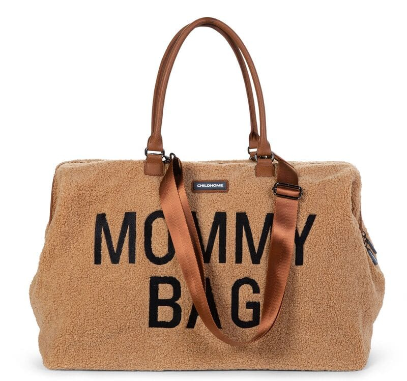 Sac à langer Mommy Bag Teddy Beige Childhome Sangle