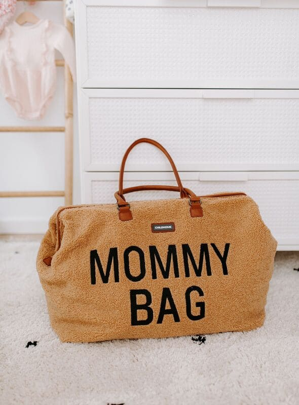 Sac à langer Mommy Bag Teddy Beige Childhome Ambiance
