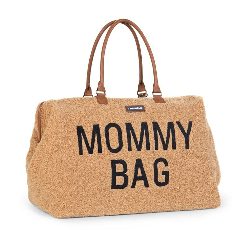 Sac à langer Mommy Bag Teddy Beige Childhome Droite