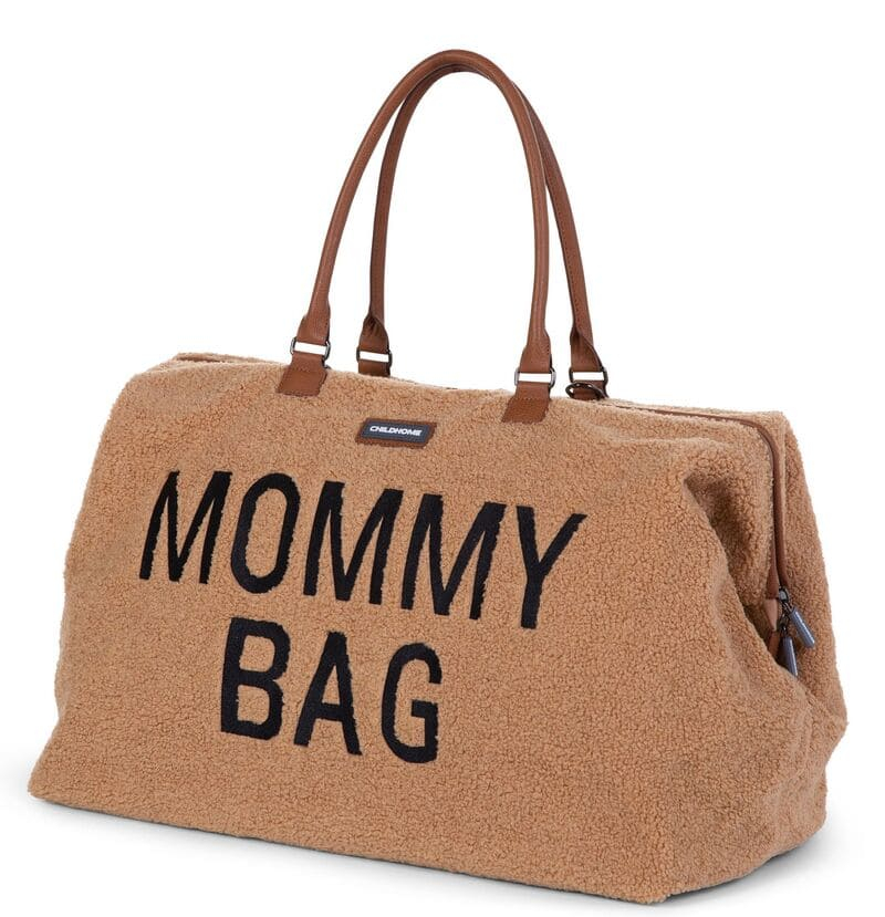 Sac à langer Mommy Bag Teddy Beige Childhome Gauche