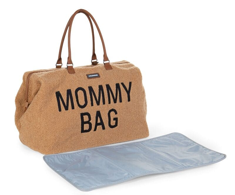 Sac à langer Mommy Bag Teddy Beige Childhome Matelas