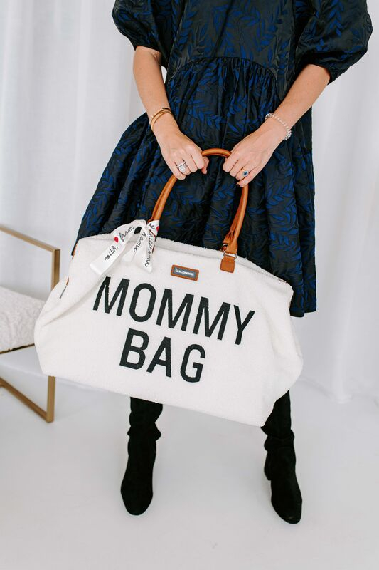 Sac à langer Mommy Bag Teddy Écru Lifestyle