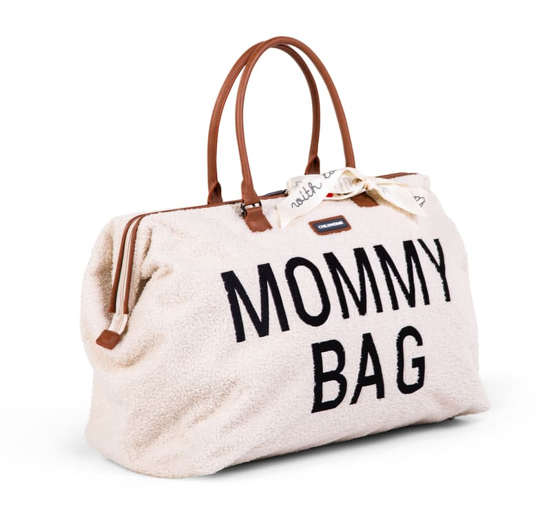Sac à langer Mommy Bag Teddy Écru Latéral