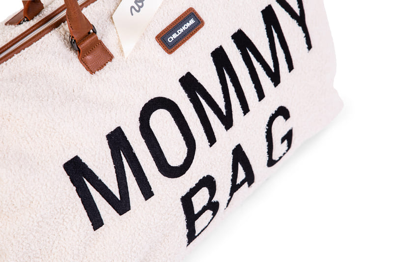 Sac à langer Mommy Bag Teddy Écru Logo