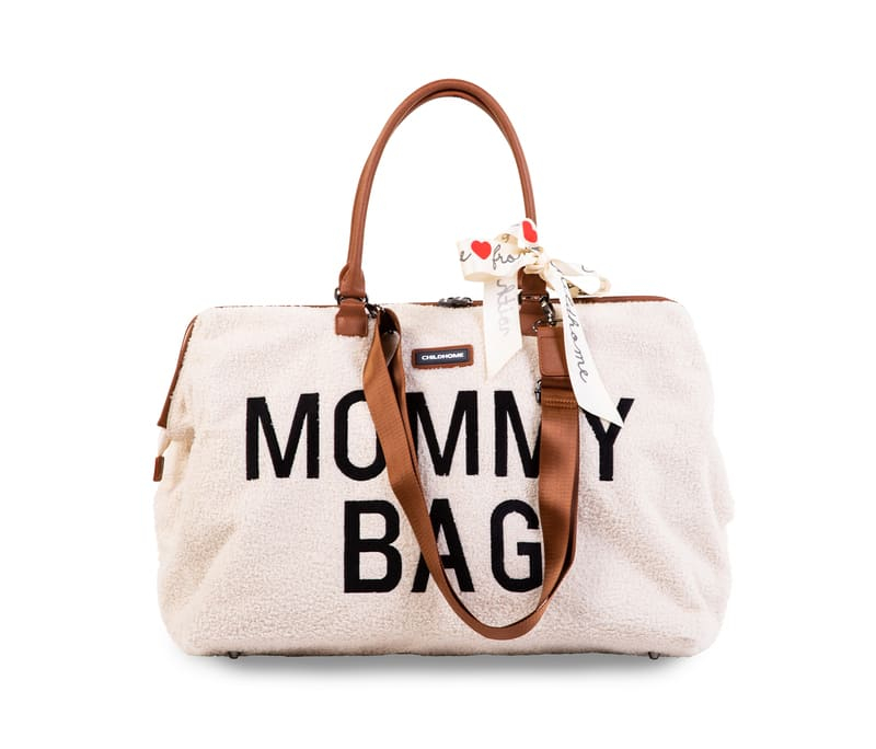 Sac à langer Mommy Bag Teddy Écru Sangle