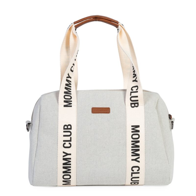 Sac à langer Mommy Club Signature Beaba Sac à langer Mommy Club Signature Beaba Canvas Off White produit face