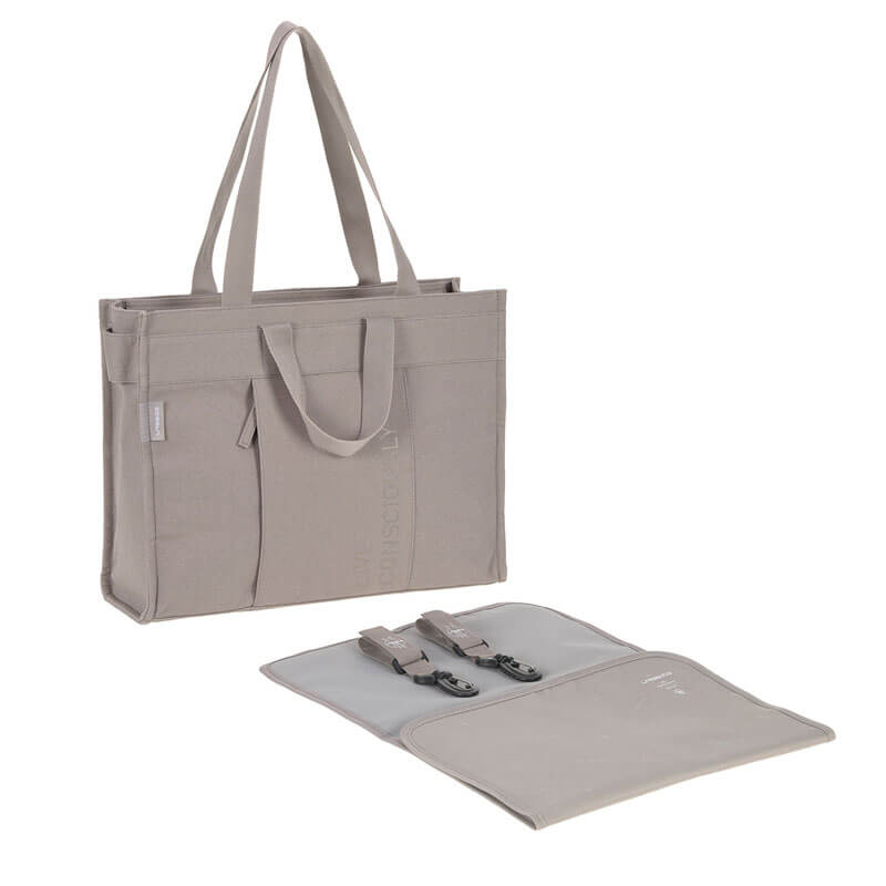 Sac à langer Tote up Taupe Lassig accessoires