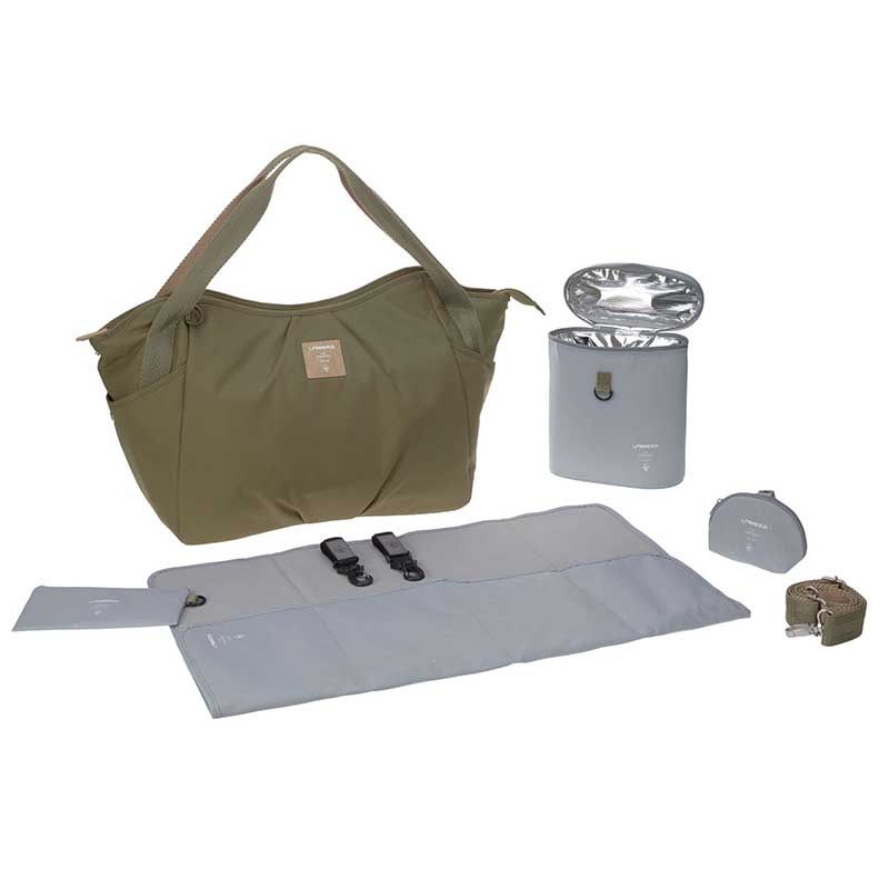Sac à langer Twin Olive Lässig Set