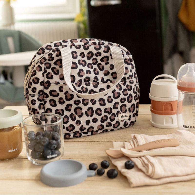 Sac Repas isotherme Léopard clay BEABA lifestyle 1