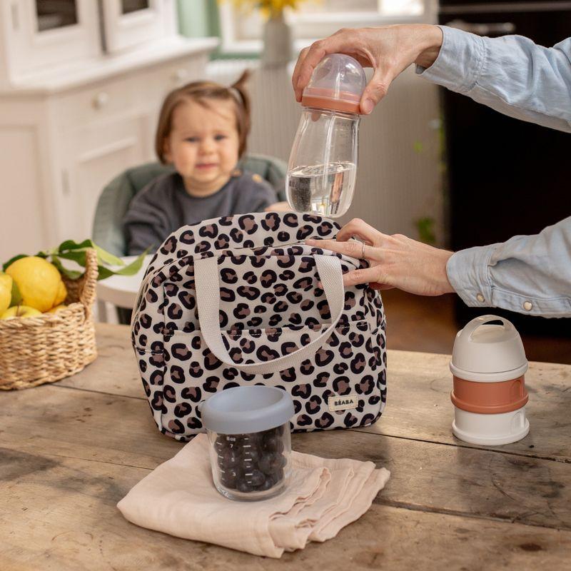 Sac Repas isotherme Léopard clay BEABA lifestyle 2