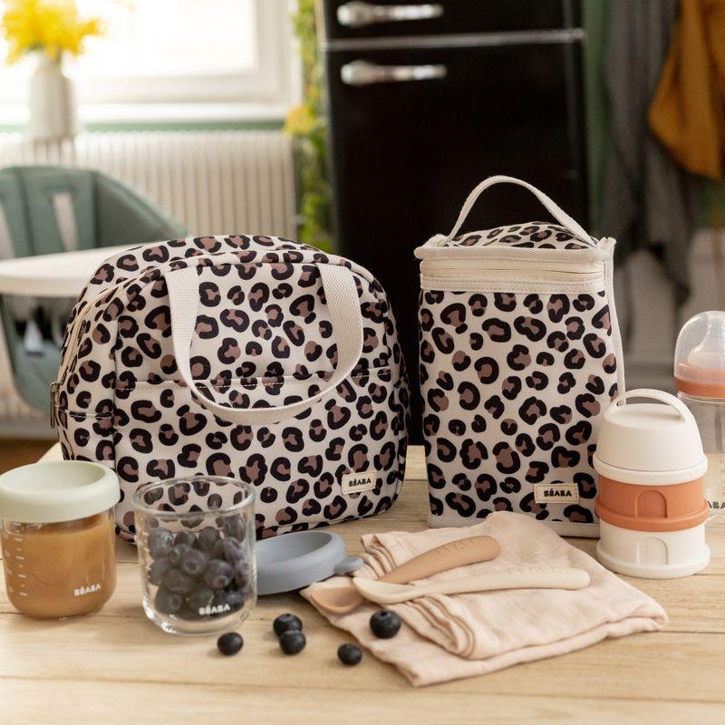 Sac Repas isotherme Léopard clay BEABA lifestyle 3