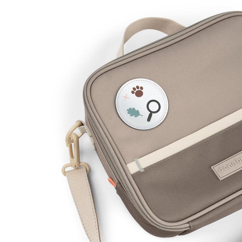 Sac repas isotherme Tiny trails 4 L Sable DONE BY DEER logo