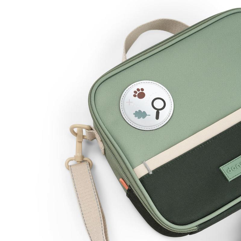 Sac repas isotherme Tiny trails 4 L Vert DONE BY DEER logo