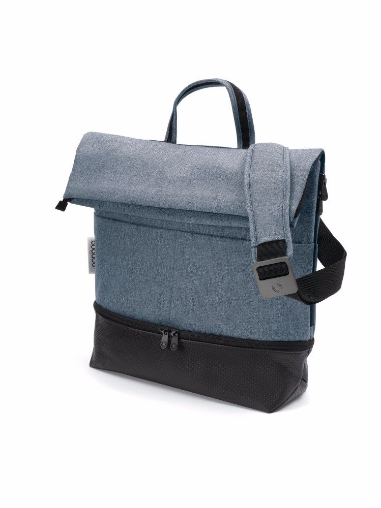 Sac à langer gris chiné intérieur gris clair poussette Bugaboo Bambinou 