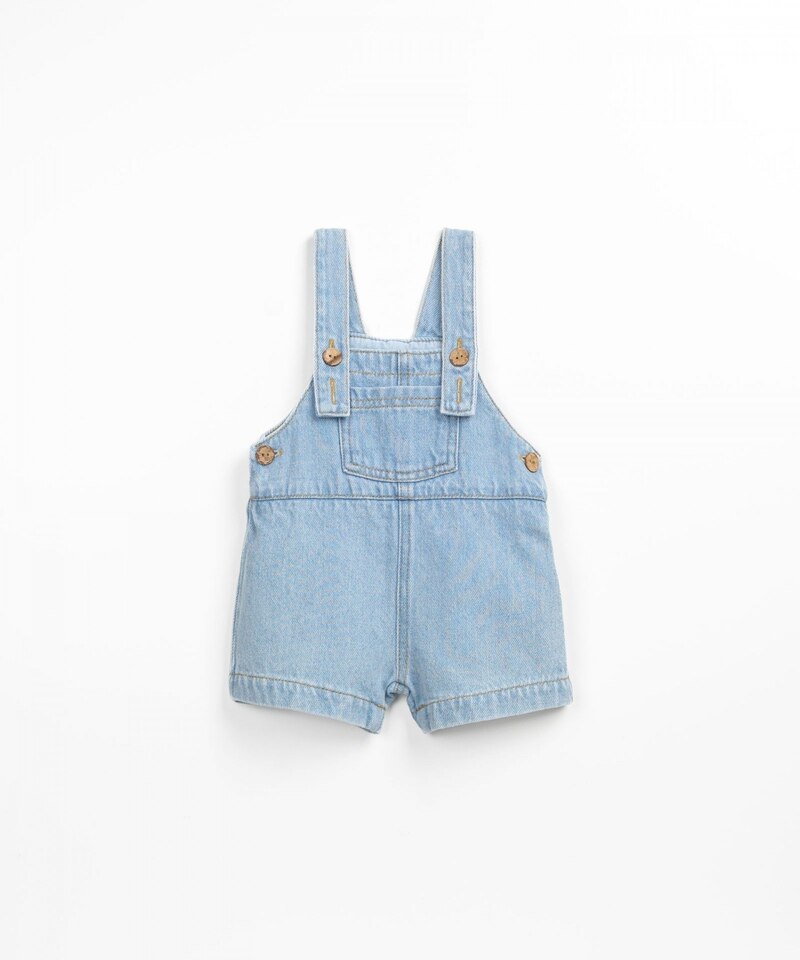 Salopette courte denim Play Up produit face