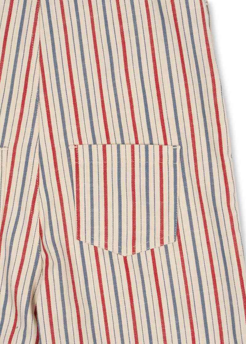 Salopette Marlon Antique Stripe Konges poche