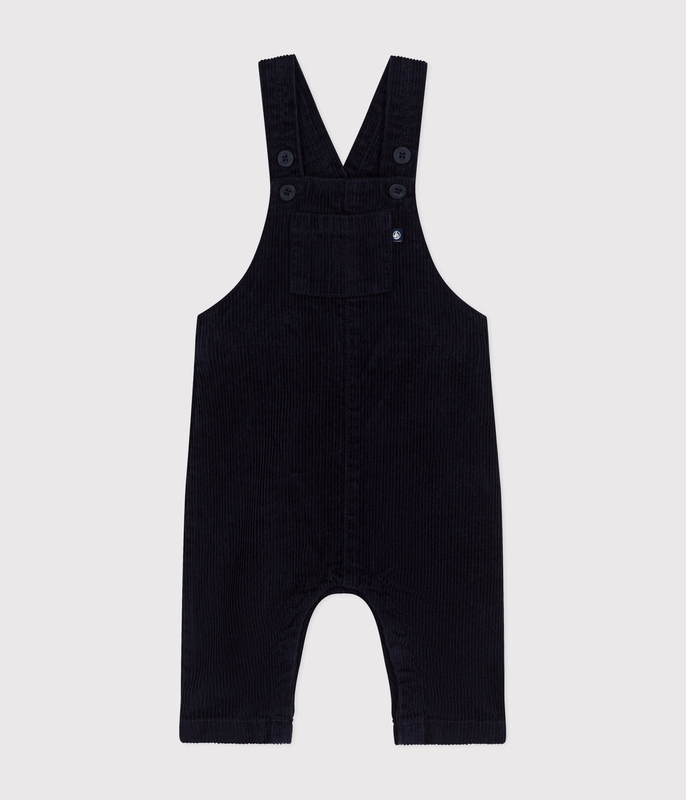 Salopette en velours Smoking Petit Bateau dos