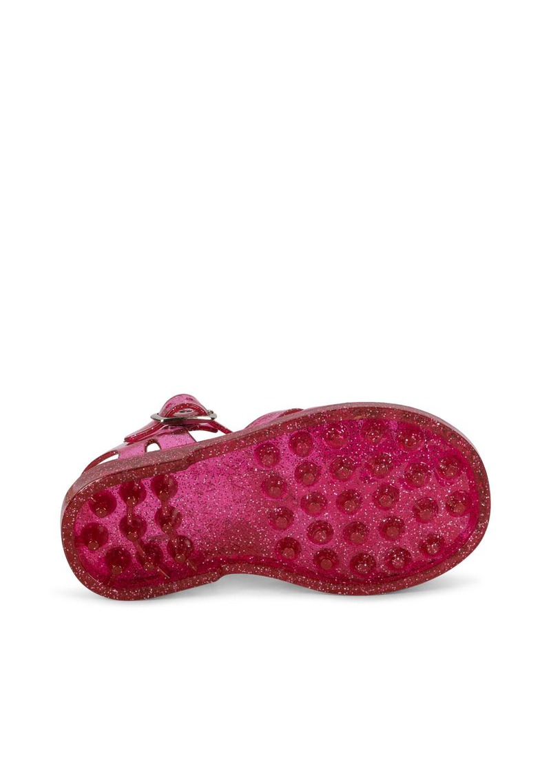 Sandales à paillettes Nea Sangria Konges dessous