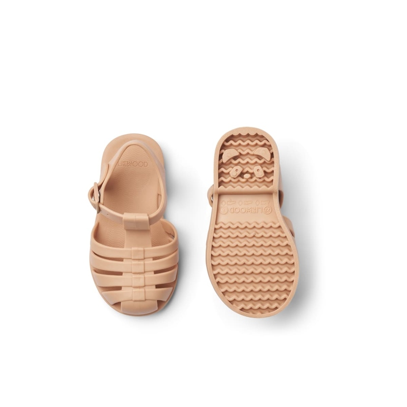 Sandales de plage Bre unies Light Apricot Liewood devant derrière