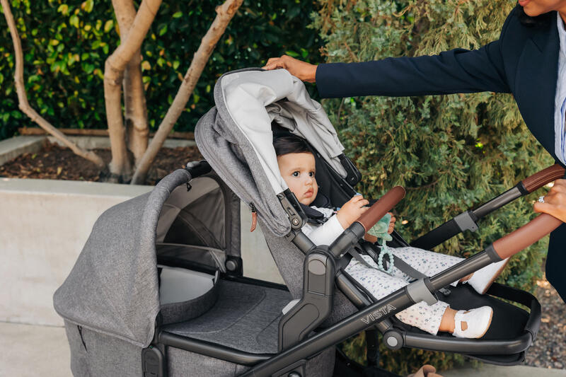 Second siège RumbleSeat pour poussette Vista V3 Uppababy lifestyle2
