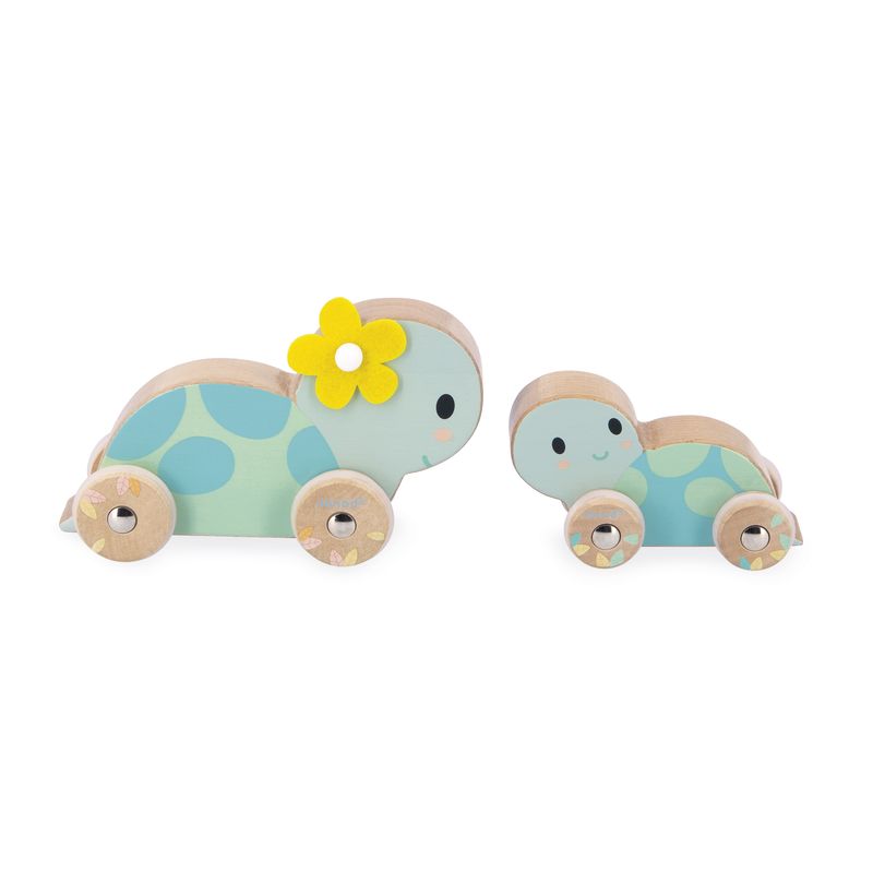 Set de 2 tortues à promener Janod totes face à face