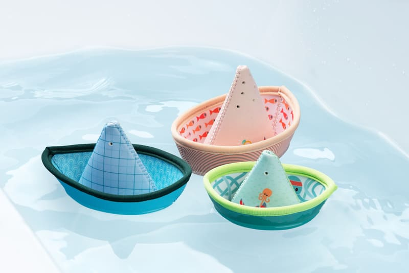 Jouets de bain 3 petits bateaux Jungle Lilliputiens Ambiance