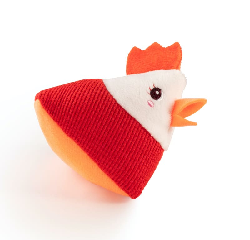 Set de 4 hochets Ferme Lilliputiens Poule