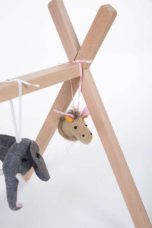 Gymtoys animaux feutre pour arche de jeux Childhome Détail