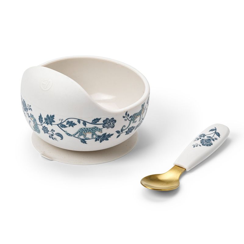 Set bol en silicone Garden Leo Toile Elodie produit