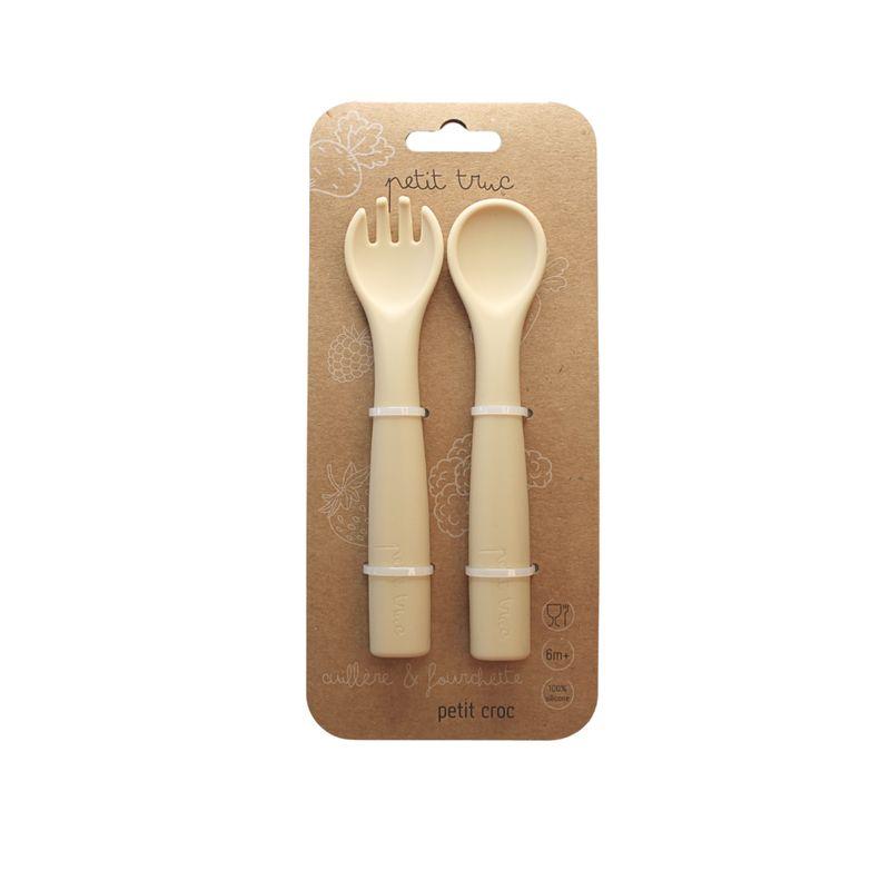 Set de 2 couverts Petit Croc PETIT TRUC packaging