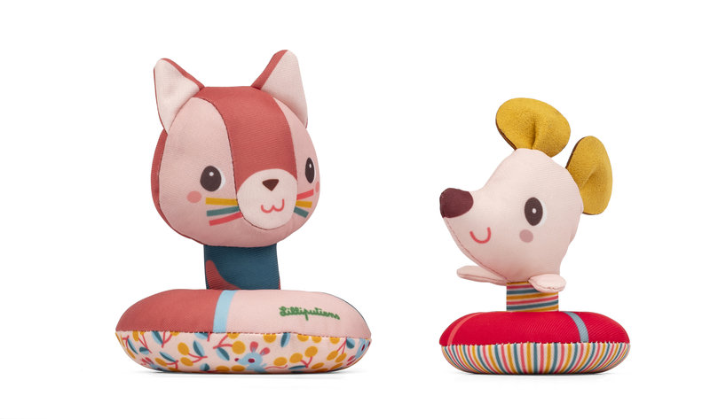 Set de 2 jeux de Bain Jeanne et sa souris Lilliputiens produit