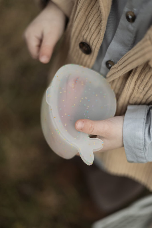 Set de 2 mini boîtes à goûter en silicone – Christian la Baleine – Confettis Filibabba lifestyle 4
