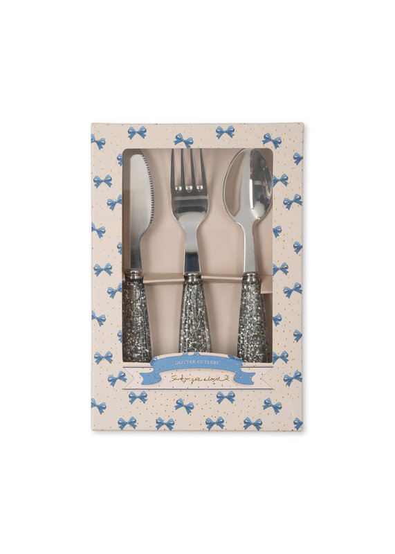Set de couverts pailletés Blue Konges Slojd packaging