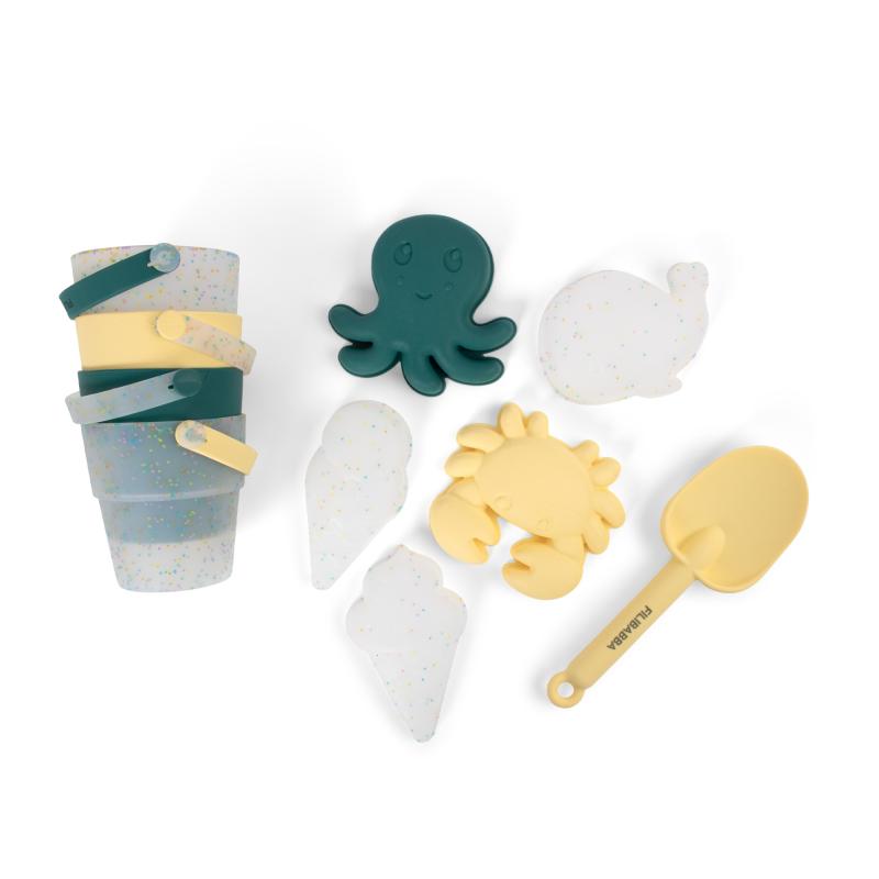 Set de plage en silicone Confetti FILIBABBA produit