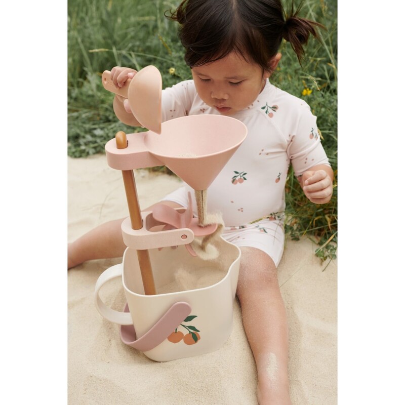Set de plage Roald Peach / Sea shell Liewood lifestyle2