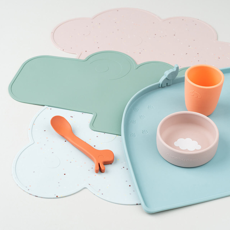 Set de table silicone Confetti Rose Done By Deer lifestyle 1