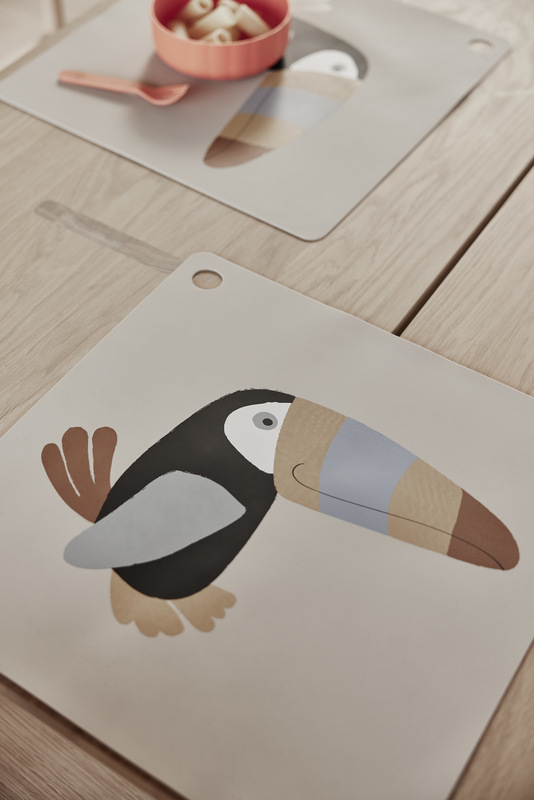 Set de table Toucan OyOy Mini lifestyle 2