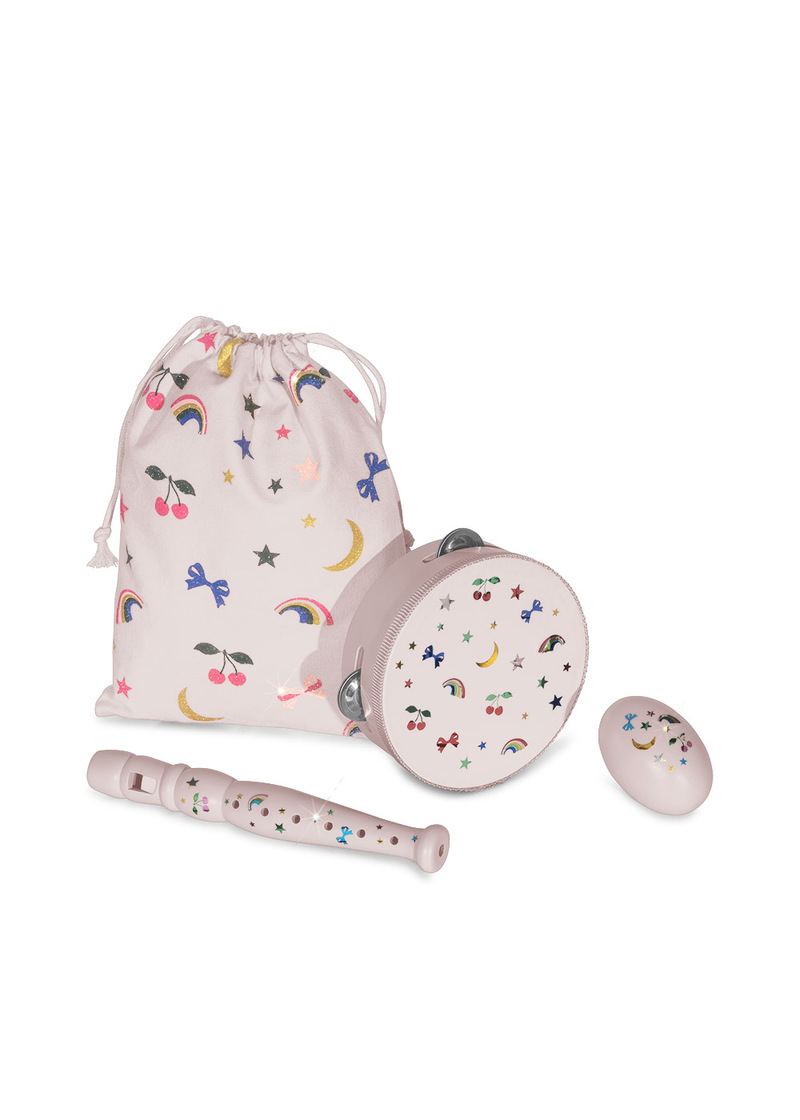 Set du petit musicien Arc en Ciel KONGES Produit face