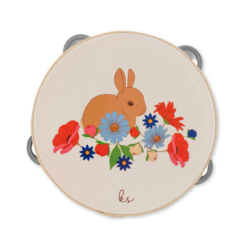 Set petit musicien Lapin Bunny Tokki Konges Slojd tambourin