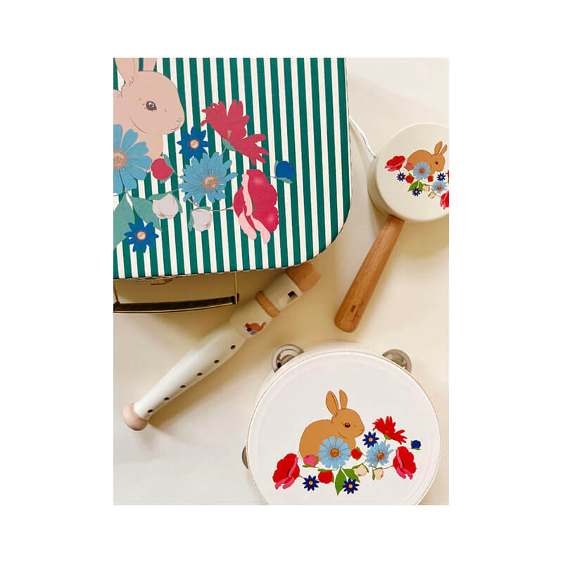 Set petit musicien Lapin Bunny Tokki Konges Slojd zoom