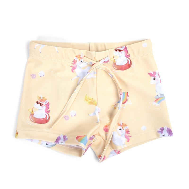 Short de bain 1-2 ans Orla La plage des licornes FILIBABBA face